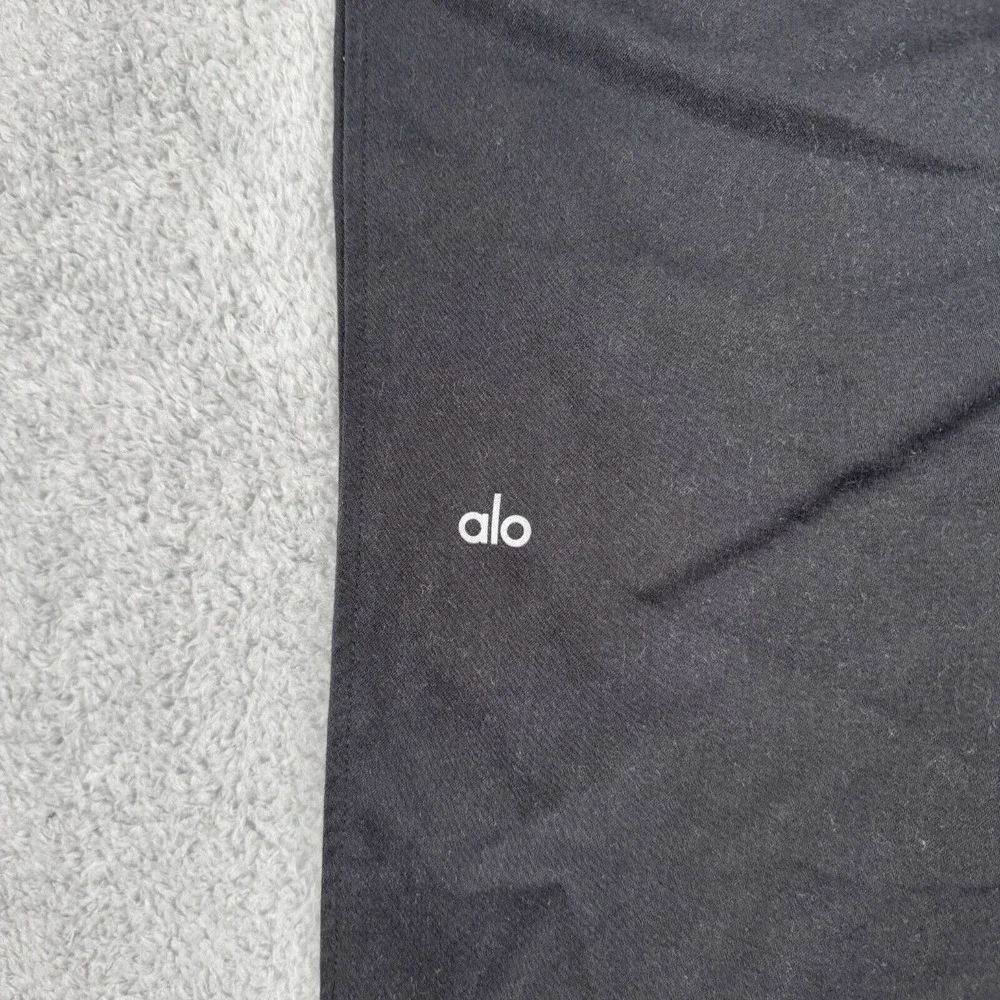 Alo Yoga Pursuit Trouser Pants Womens Black Wide Leg High Waist‎ Athleisure 28